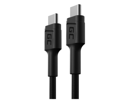 Kabel Green Cell Kabel GC PowerStream USB-C - USB-C 30 cm, QC, PD 60W KABGC31